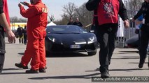 Stephan Winkelmann Driving Nero Nemesis Lamborghini Aventador