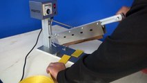 heat cutting machine for synthetic straps, webbing & belts