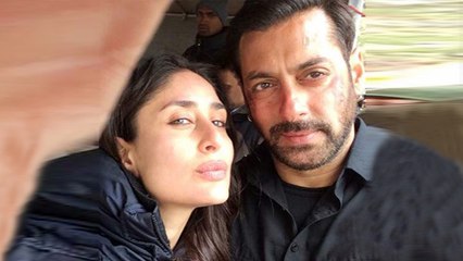Salman & Kareena Pose For A Selfie On “Bajrangi Bhaijaan” Sets