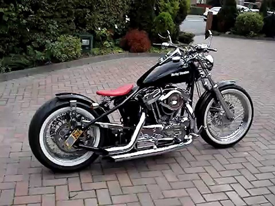 Harley Davidson 1200 sportster bobber chopper UK hard tail (1)
