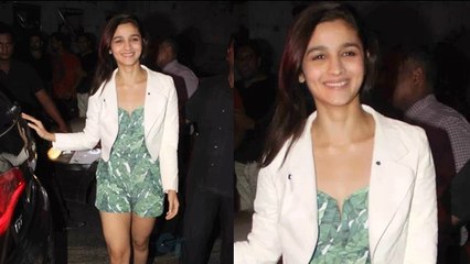 Alia Bhatt @ Deepika Padukone's PIKU Success Party