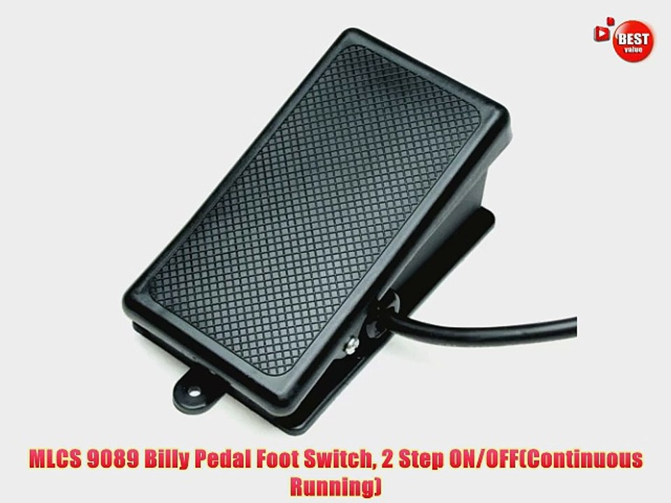 MLCS 9089 Billy Pedal Foot Switch 2 Step ON/OFF(Continuous Running)