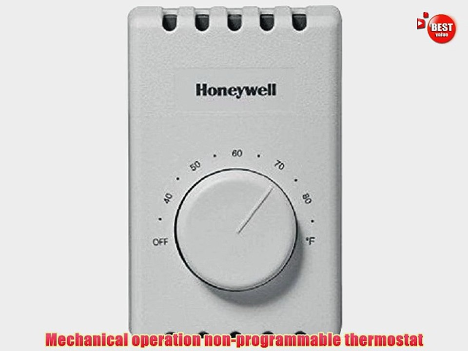 Honeywell Manual 4 Wire Premium Baseboard/Line Volt Thermostat(YCT410B1000/U)