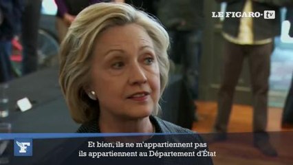 Hillary Clinton réclame la publication de ses emails «le plus vite possible»
