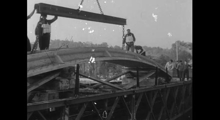 Réalisation de structures en béton. 1949-1954