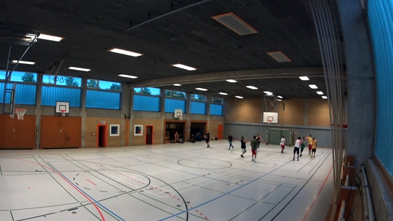 Alexander Comes Up with Huge Block on George