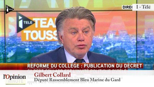 TextO’ : François Bayrou - Réforme du collège : Il n'y a qu'un seul recours : une manifestation nationale