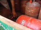 Stealing LPG from cylinders at Nair Gas Agency New Delhi