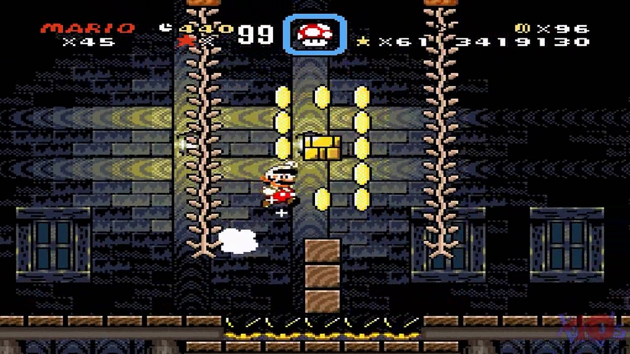 [Hack] SMW : The Secret of the 7 Golden Statues [16] Forteresse Scrolling et Manoir Boo