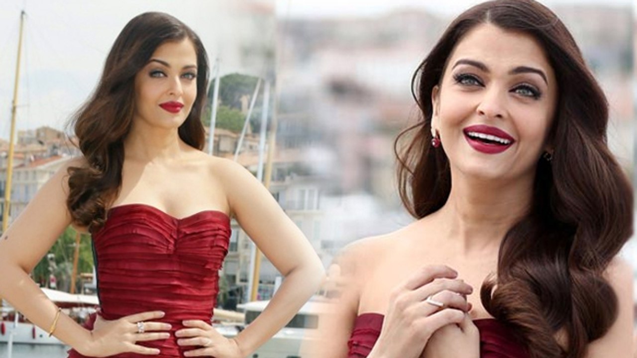 Aishwarya Rai Bachchan Stuns In Oscar De La Renta Red @ Cannes 2015