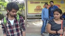 Uneducated Indians on street teasing innocent lady