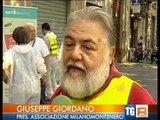 TG3 Lombardia sul Cleaning day in viale Monte Nero