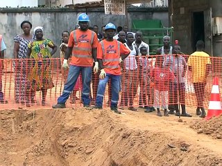 Visite des chantiers d'adduction d'eau : le Président à la Cité de la caisse