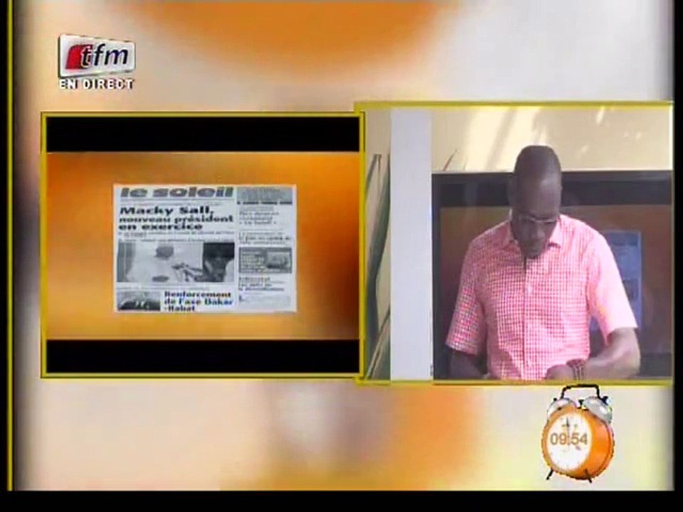 Revue de presse Mamadou Mohamed Ndiaye du 20 mai 2015