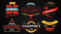 After Effects Project Files - Happy Valentines Day Badges Pack - VideoHive 10298813