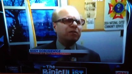 Anderson Cooper laughing hysterically- Dyngus Day celebrati