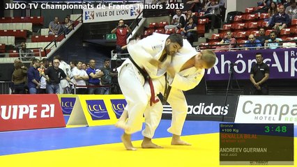 Place de 3 +100 KG : BENALLA Bilal / ANDREEV Guerman