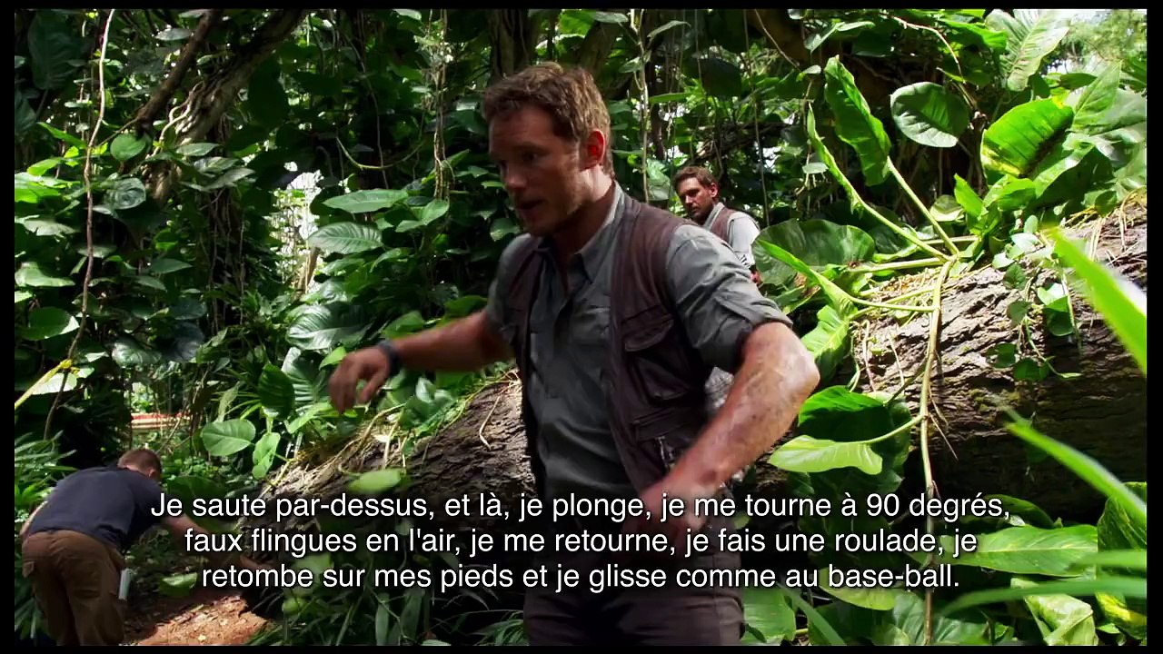 Jurassic World - Chris Pratt vous donne un cours accéléré de cascades