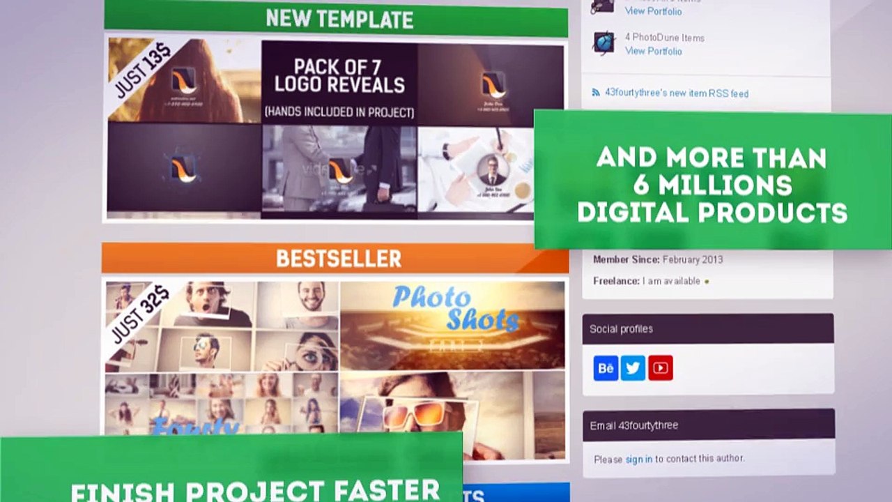 After Effects Project Files - Parallax Web Pres...