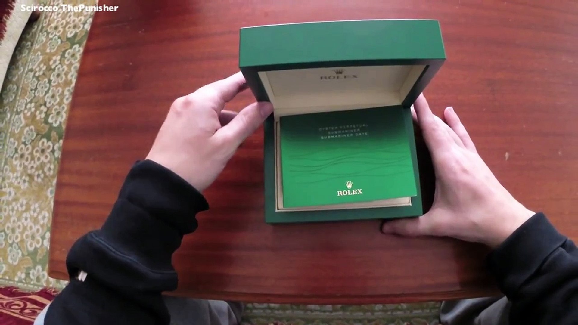 unboxing rolex submariner