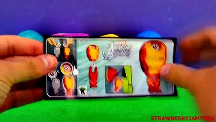 Shopkins Play Doh Iron Man Super Mario Kinder Surprise Angry Birds Surprise Eggs StrawberryJamToys