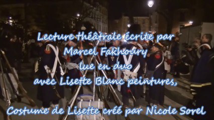 Lisette Blanc et Marcel Fakhoury NAPOLEON à Grenoble 2014/2015