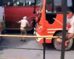 People and Punjab Police Clash at Bus Stand Amritsar