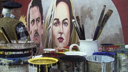 Greece's last film poster painter soldiers on