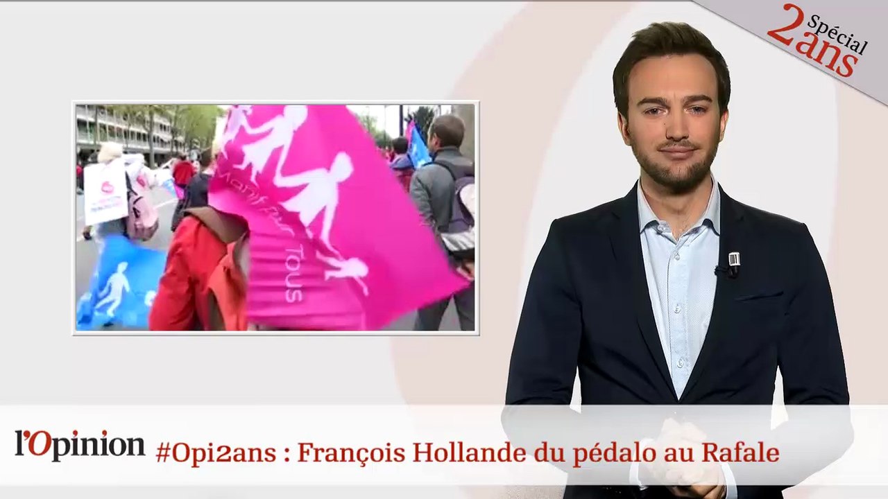 #Opi2ans : François Hollande du pédalo au Rafale