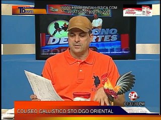 Programa-Tecnodeportes-14-Mayo 2015-Coliseo-Gallistico.sto.dgo.oriental.Francisquito-Nova Por TECNODEPORTES.