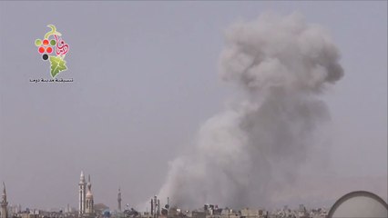 غارة على دوما بريف دمشق