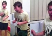 Boy Freaks Out at the Sight of Dead Fish