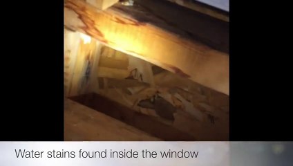 Georgia Home Inspectors finds leaky windows and mold