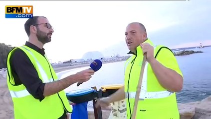 Festival de Cannes vis ma vie d’agent d’entretien Christophe