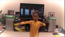 Bruce Lee Kid Perfectly Recreates His Idol’s Famous Nunchaku Scene!