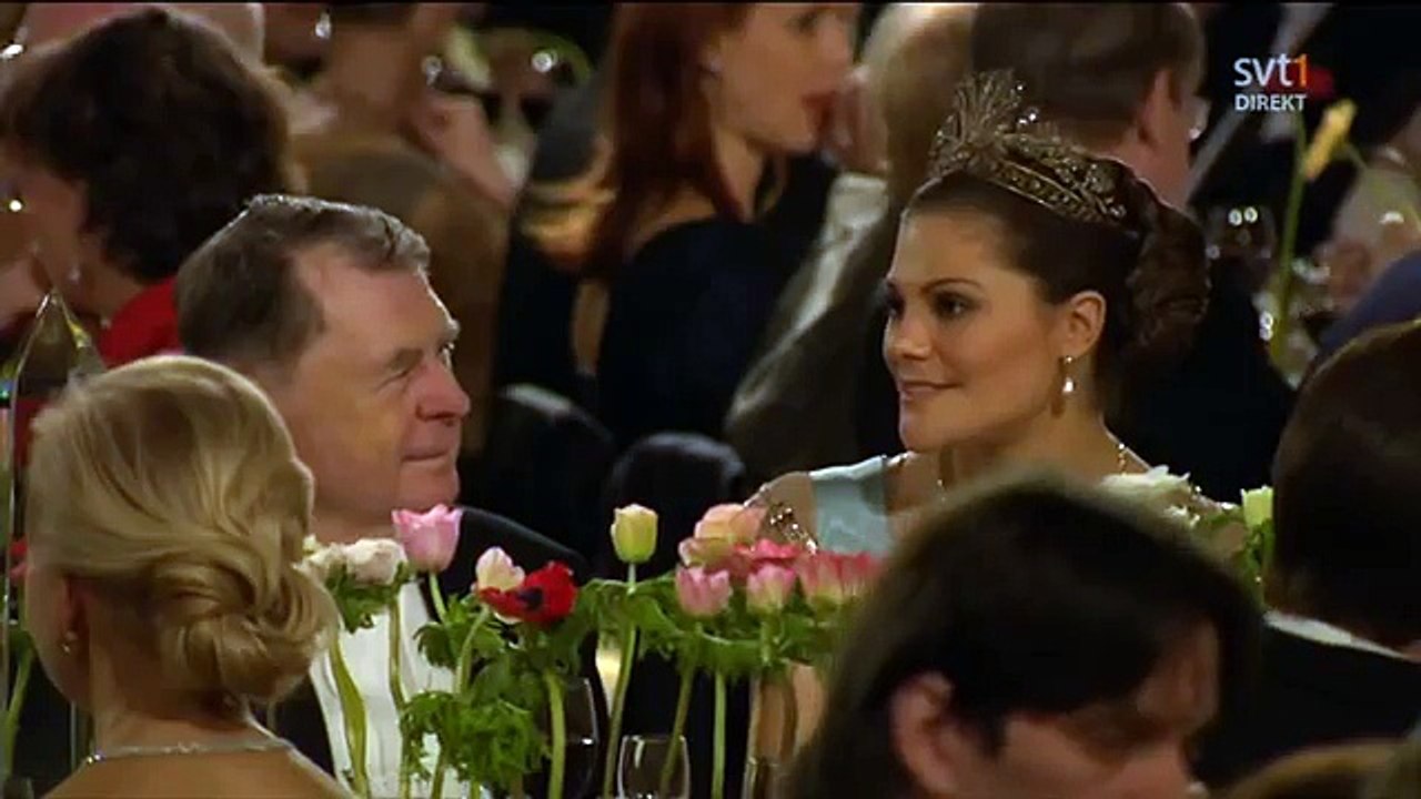 Swedish princess Victoria with Richard Heck, Nobel Prize dinner 2010
