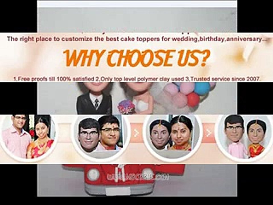 Unique Wedding Cake Toppers