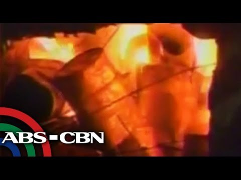 Bodega sa Laguna, nilamon ng apoy
