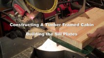 Trees To Timber Frame Cabin Off-grid Homestead Project Sill Plates