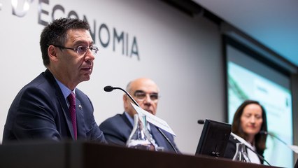Bartomeu: "El Barça es uno de los grandes motores económicos de la ciudad"