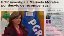 PGR investiga a Marisela Morales por fraude en programa de recompensas