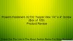 Powers Fasteners 02732 Tapper Hex 1/4