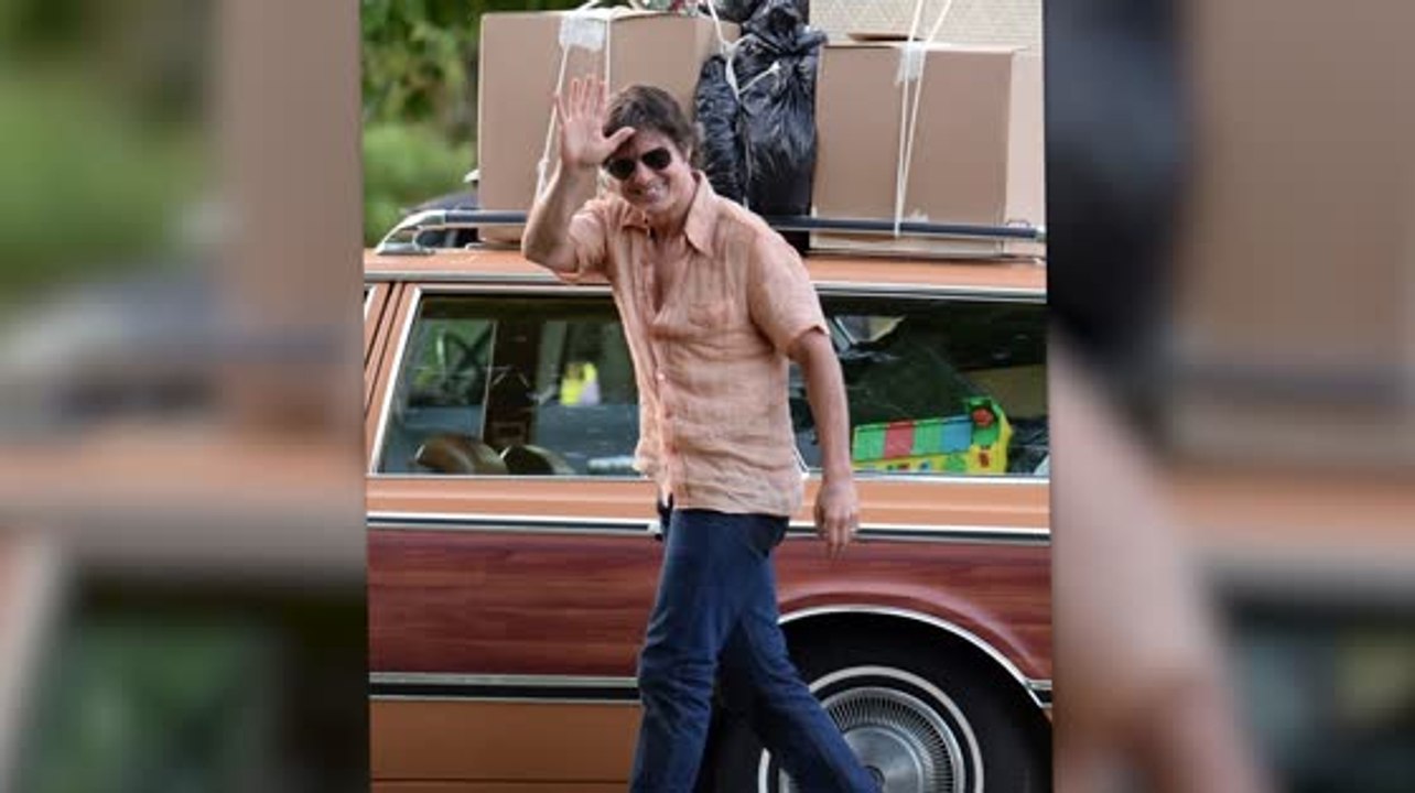 Tom Cruise Shows Off His Missing Tooth On The Set of Mena