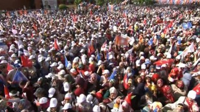 Çorum - Başbakan Davutoğlu AK Parti Çorum Mitinginde Konuştu 4