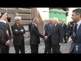 Roma - 37° morte Aldo Moro, Presidente Mattarella in via Caetani (09.05.15)