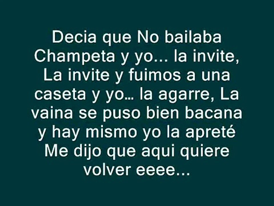 La Invite a Bailar - Kevin Florez - Letra
