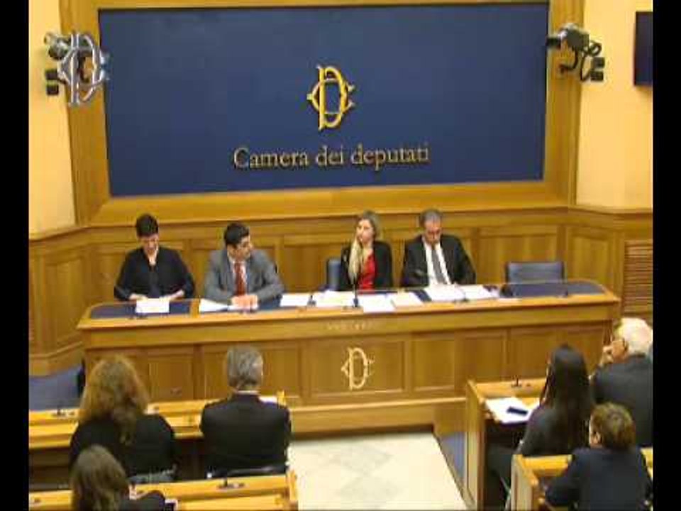 Roma - Presentazione Pdl contro sprechi - Conferenza stampa di Maria Chiara Gadda (29.04.15)