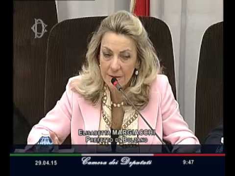 Roma - Flussi migratori in Europa attraverso l’Italia, audizione prefetto Margiacchi (29.04.15)