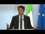 Roma - Consiglio Europeo straordinario, conferenza stampa di Renzi (23.04.15)