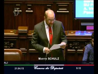 Roma - Conferenza Presidenti Parlamenti Ue - Schulz (21.04.15)